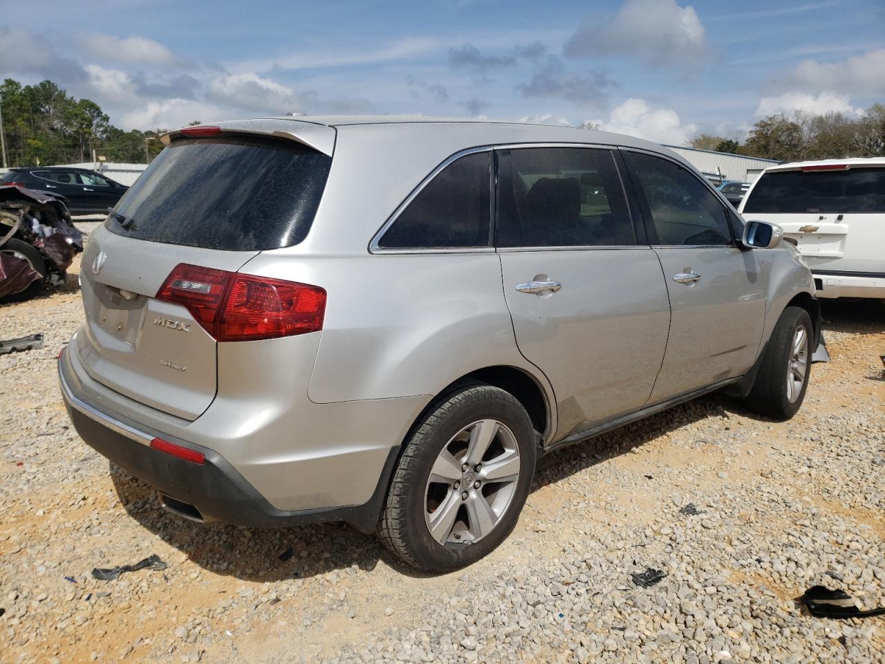 2011 Acura MDX VIN 2HNYD2H68BH524131 Copart auction photo, front end damage thumbnail 3
