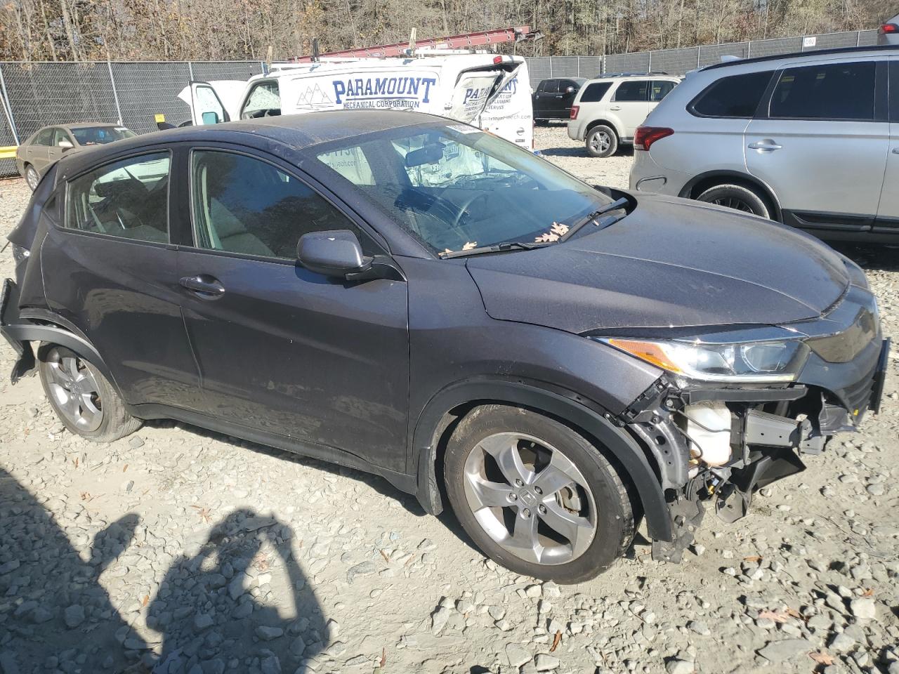 2022 Honda HR-V VIN 3CZRU6H36NM774071 Copart auction photo, rear end / front end damage thumbnail 4
