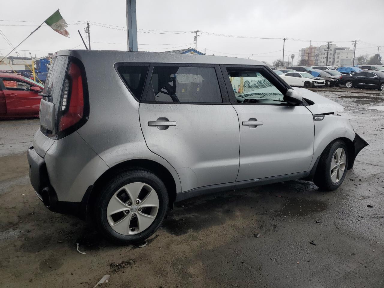 2015 KIA Soul VIN KNDJN2A24F7774009 Copart auction photo, front end damage thumbnail 3