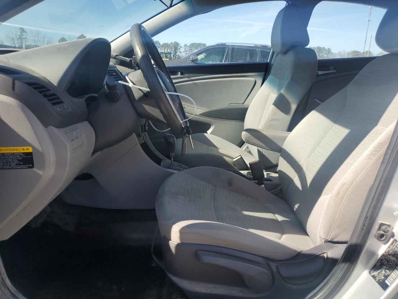 2015 Hyundai Accent VIN KMHCT4AE7FU895912 Copart auction photo, undercarriage damage thumbnail 7