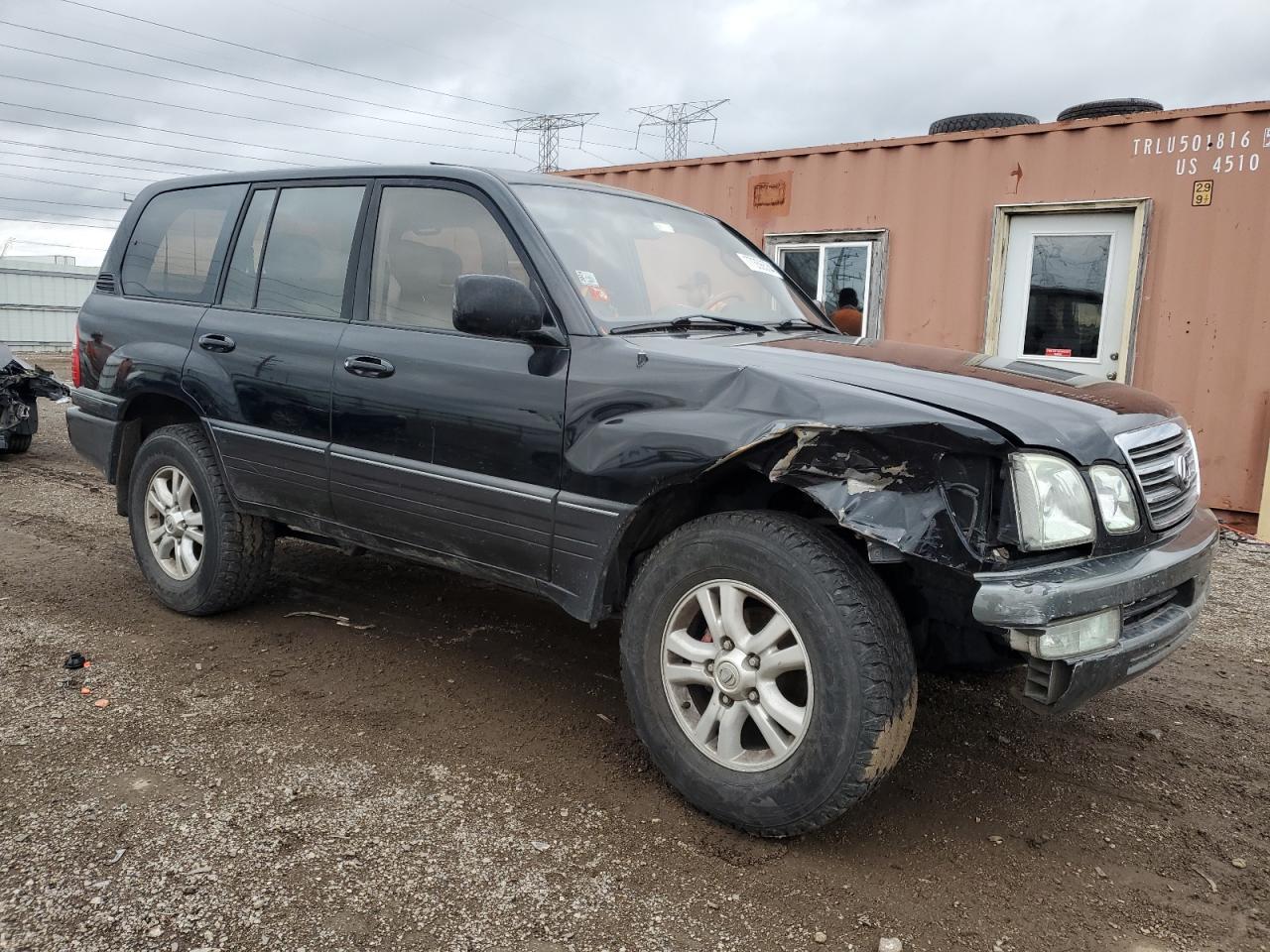 2003 Lexus LX VIN JTJHT00W333526380 Copart auction photo, front end / minor dent/scratches damage thumbnail 4
