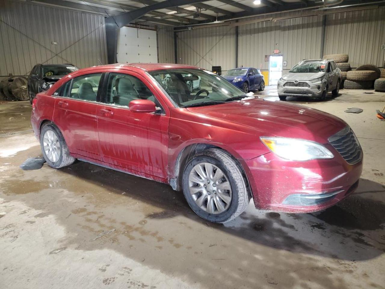 2014 Chrysler 200 VIN 1C3CCBAB0EN206398 Copart auction photo, side / minor dent/scratches damage thumbnail 4