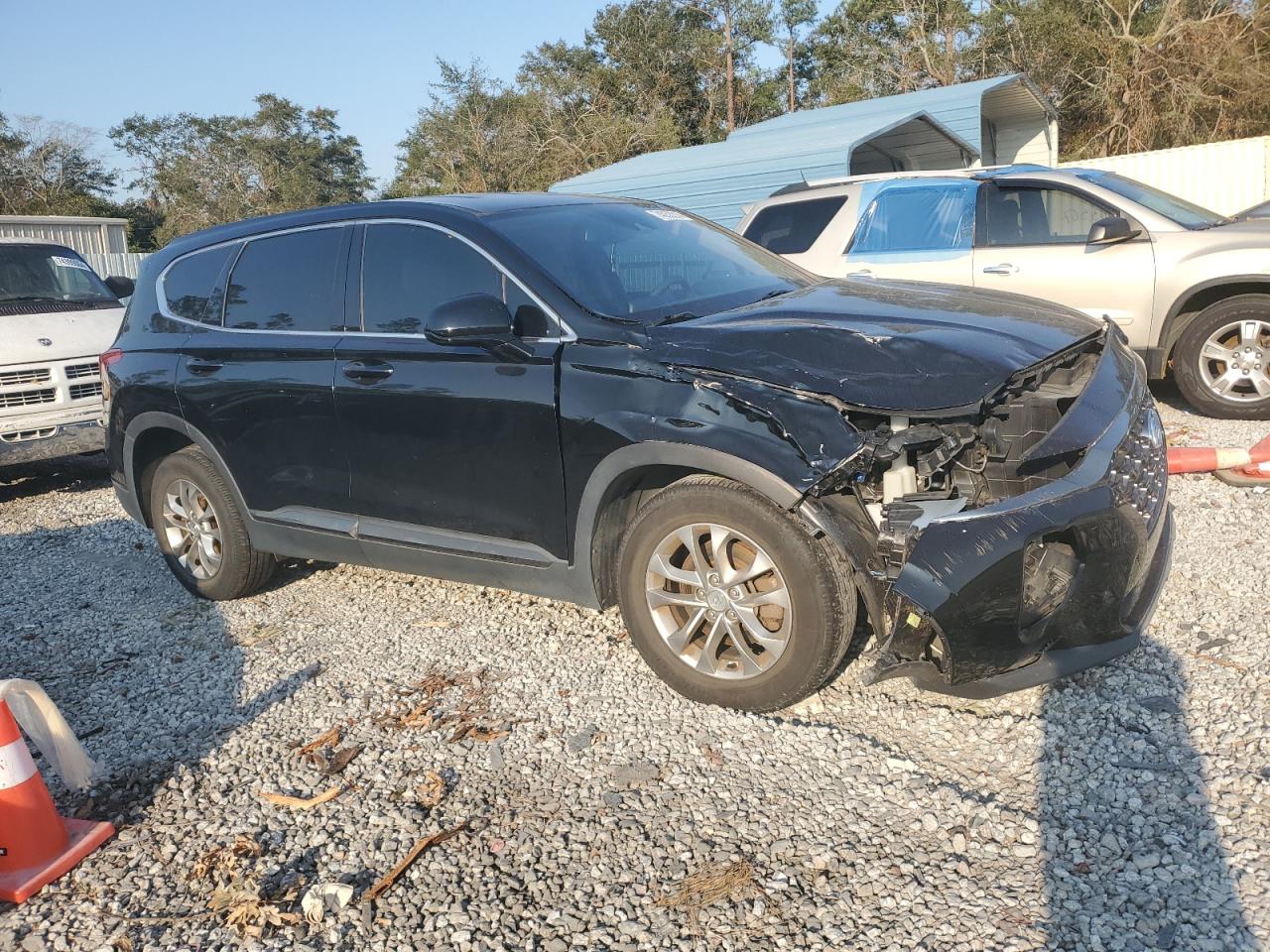 2019 Hyundai Santa Fe VIN 5NMS33AD4KH044623 Copart auction photo, front end damage thumbnail 4