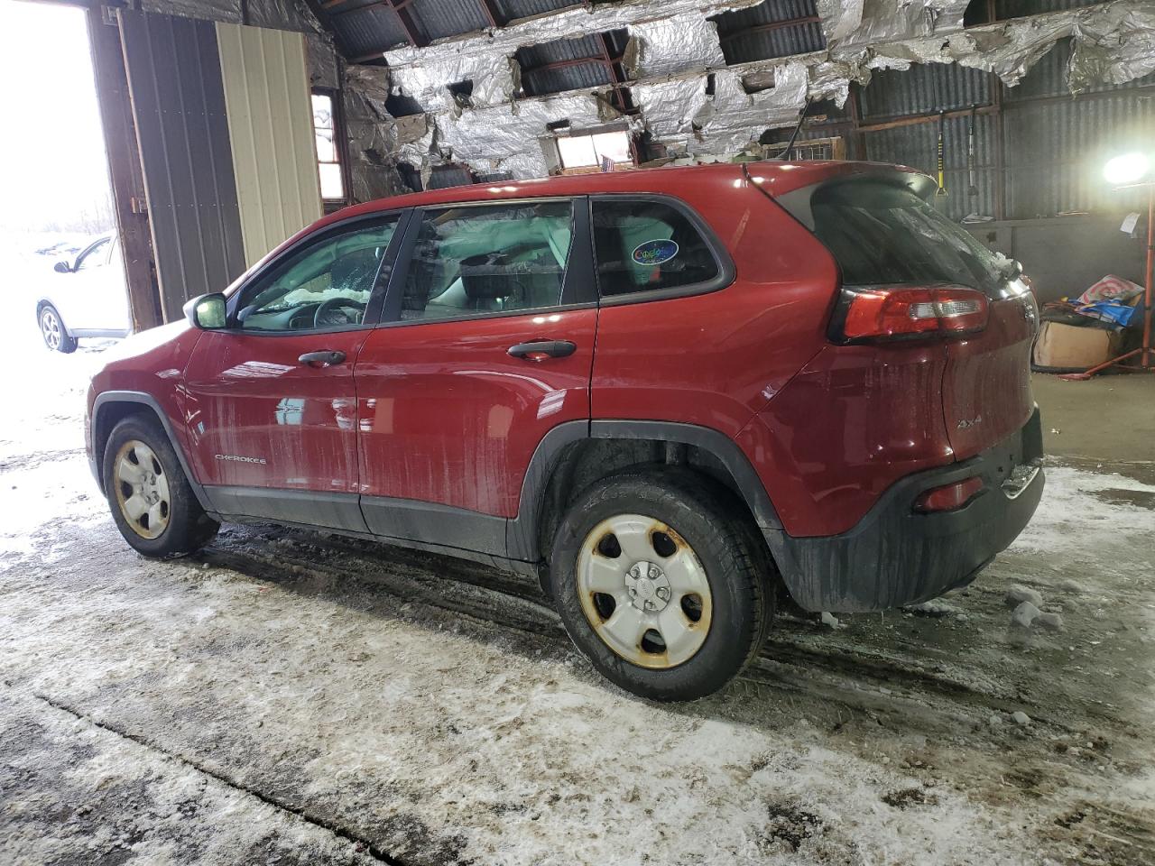2015 Jeep Grand Cherokee VIN 1C4PJMAB4FW673947 Copart auction photo, side damage thumbnail 2