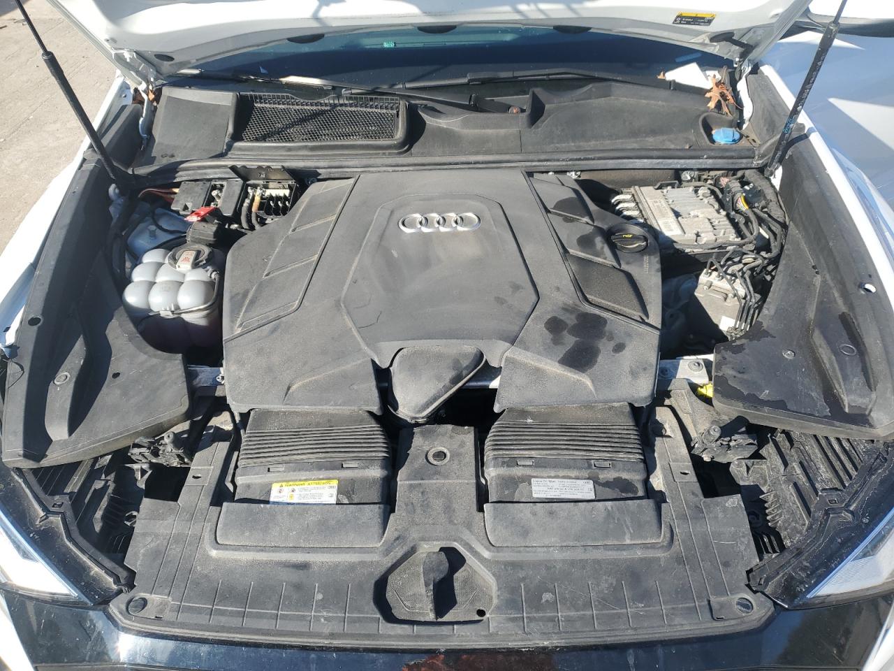 2021 Audi Q8 VIN WA1AVAF15MD014688 Copart auction photo, side / front end damage thumbnail 11