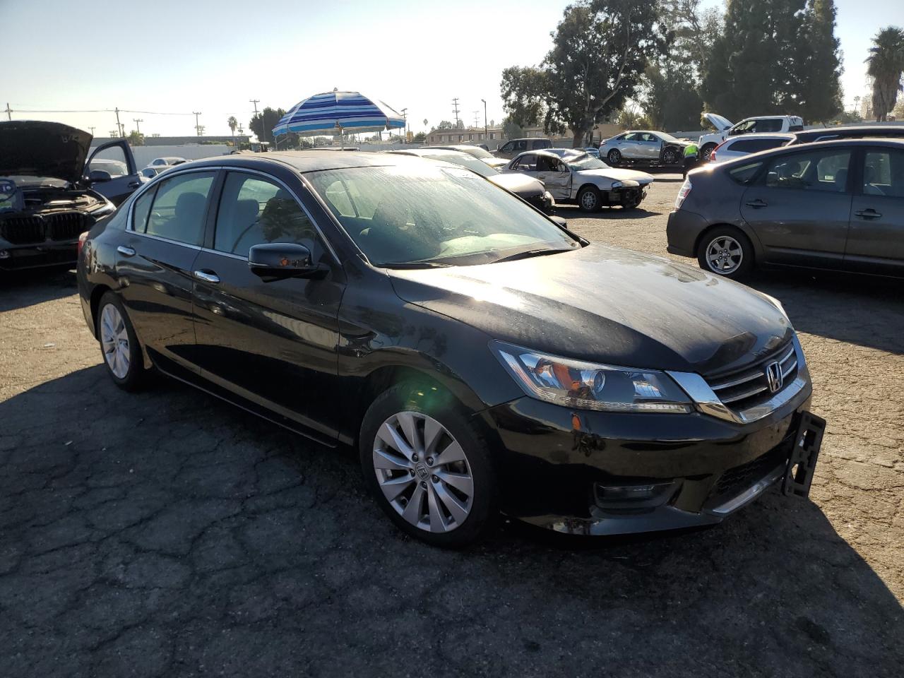 2014 Honda Accord VIN 1HGCR2F78EA259101 Copart auction photo, side / rear end damage thumbnail 4