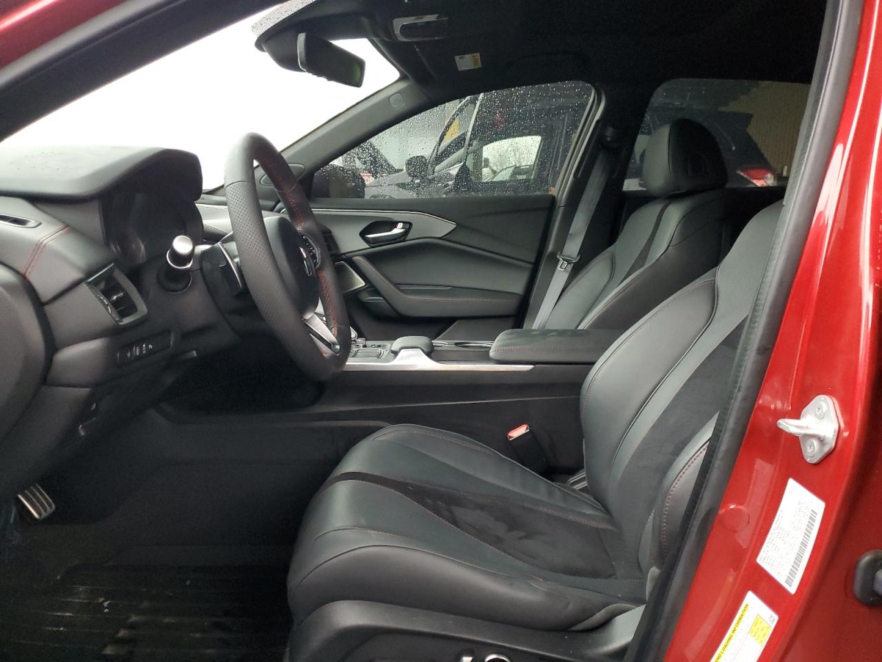 2023 Acura TLX VIN 19UUB6F52PA004008 Copart auction photo, front end / vandalism damage thumbnail 7