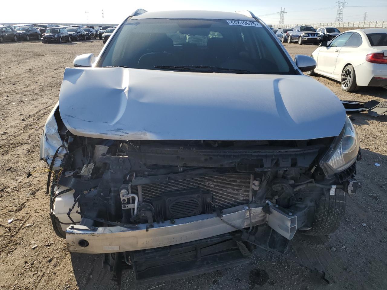 2018 KIA Niro VIN KNDCB3LC9J5132757 Copart auction photo, front end / side damage thumbnail 5