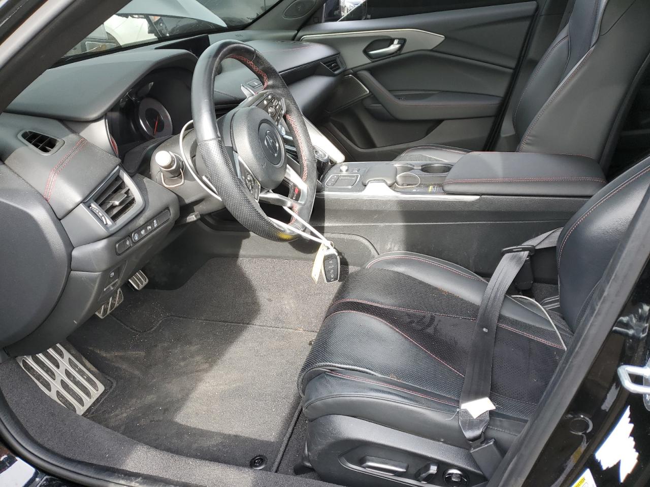 2022 Acura TLX VIN 19UUB7F04NA001103 Copart auction photo, vandalism / undercarriage damage thumbnail 7