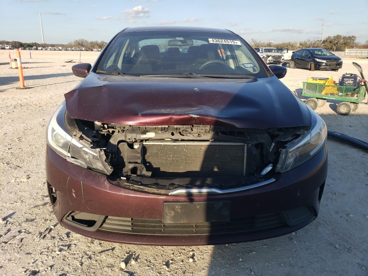 2018 KIA Forte VIN 3KPFK4A7XJE268036 Copart auction photo, front end damage thumbnail 5