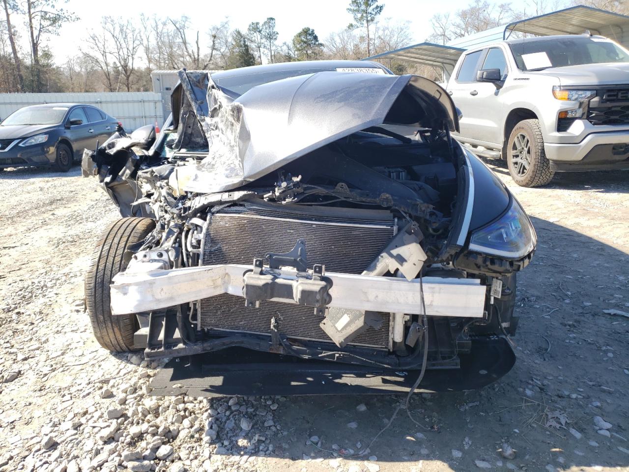 2021 Hyundai Sonata VIN 5NPEL4JA0MH072143 Copart auction photo, front end damage thumbnail 5