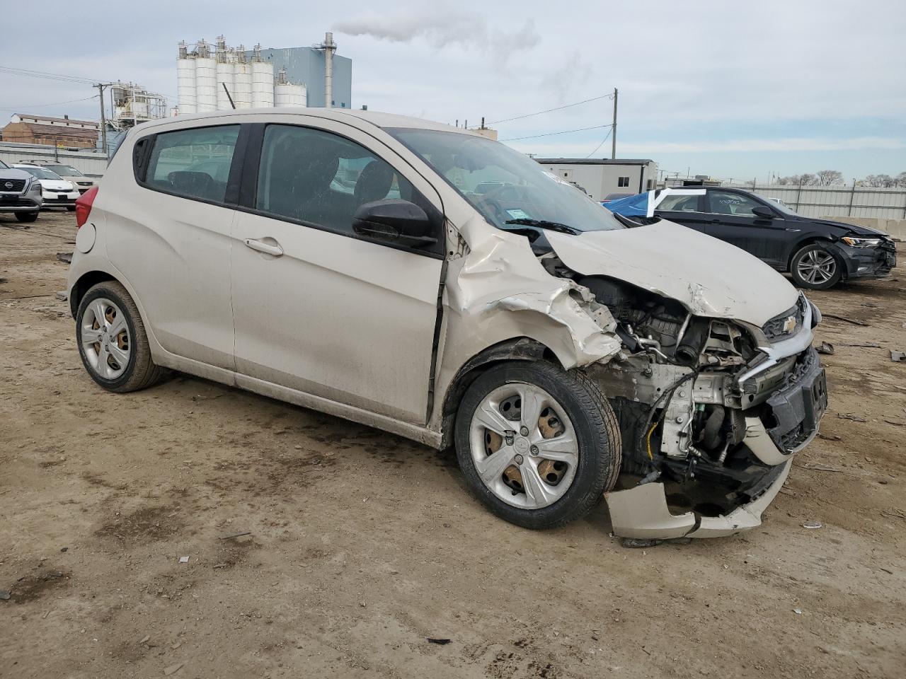 2019 Chevrolet Spark VIN KL8CB6SA9KC771177 Copart auction photo, front end damage thumbnail 4