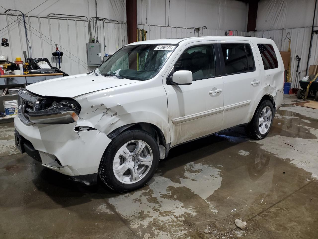 2012 Honda Pilot VIN 5FNYF4H52CB049392