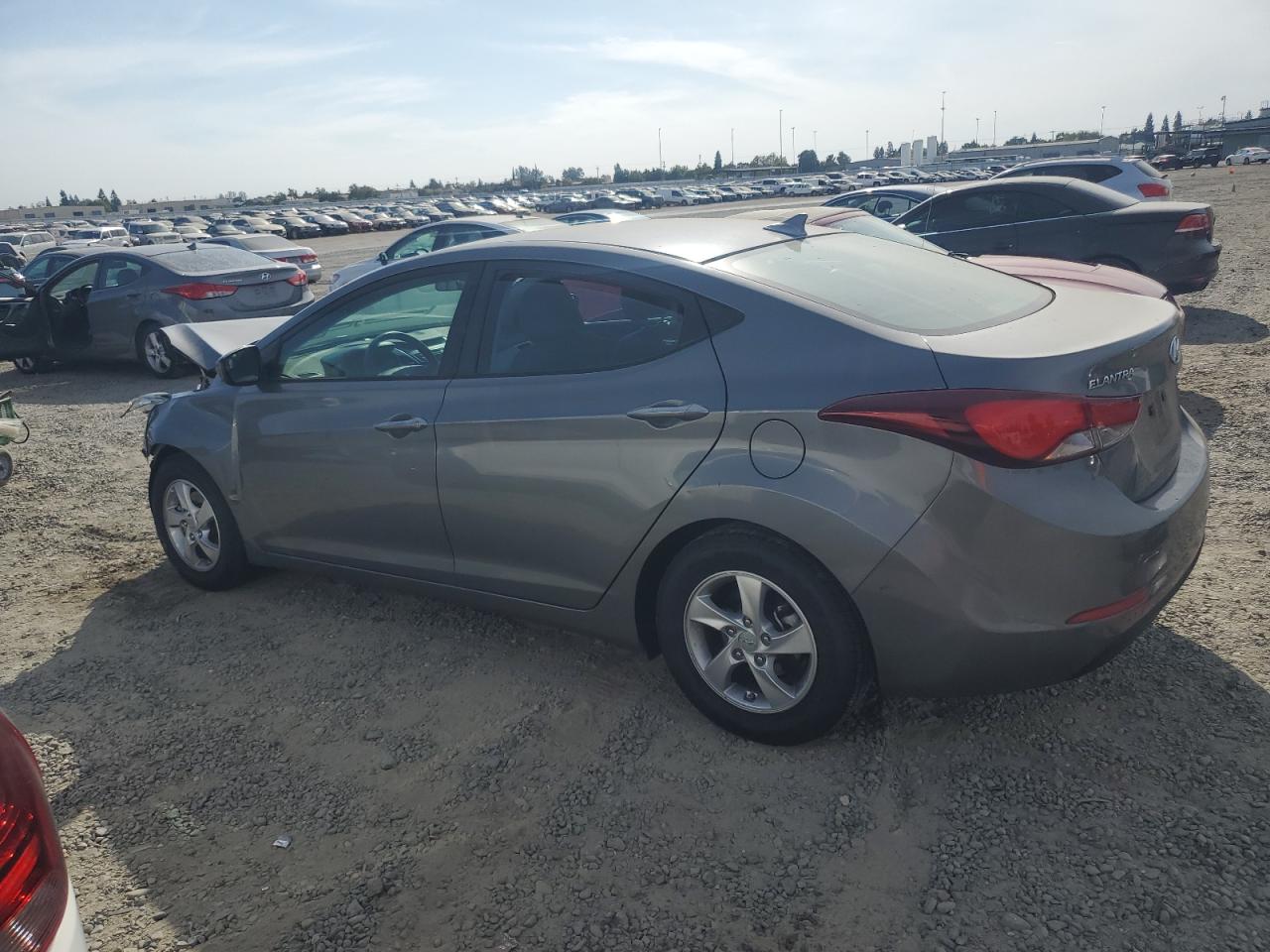 2014 Hyundai Elantra VIN 5NPDH4AE5EH515887 Copart auction photo, front end damage thumbnail 2