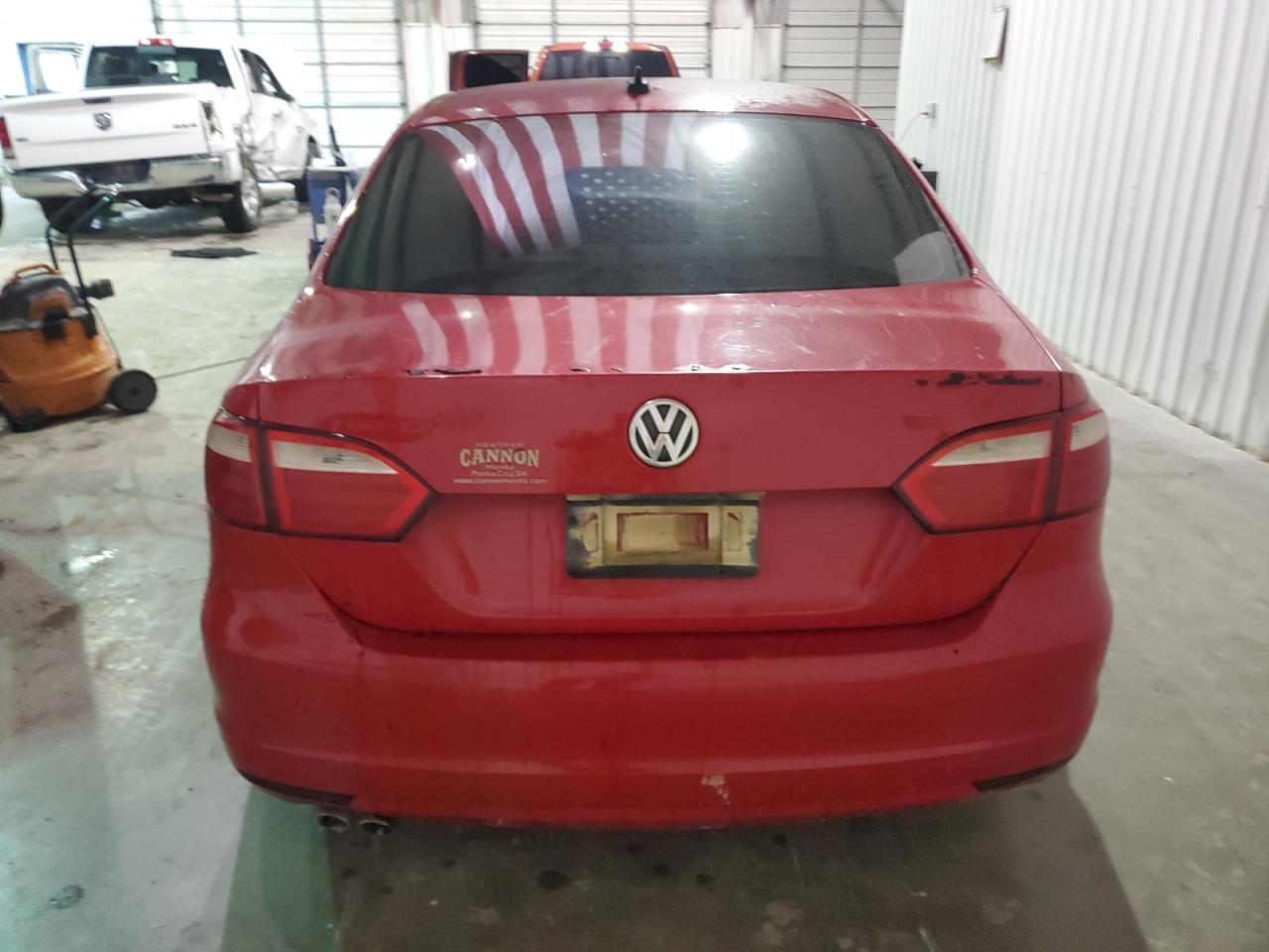 2014 Volkswagen Jetta VIN 3VWD17AJ9EM300863 Copart auction photo, mechanical / rear end damage thumbnail 6