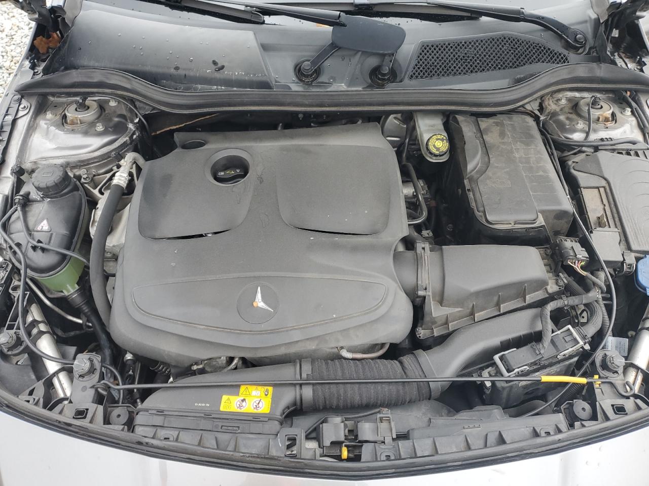 2018 Mercedes-Benz CLA-klasse VIN WDDSJ4GB8JN541098 Copart auction photo, front end / side damage thumbnail 11