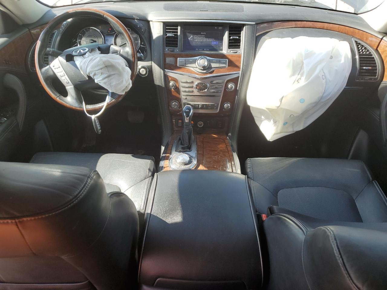2019 Infiniti QX80 VIN JN8AZ2NE5K9227939 Copart auction photo, front end / minor dent/scratches damage thumbnail 8