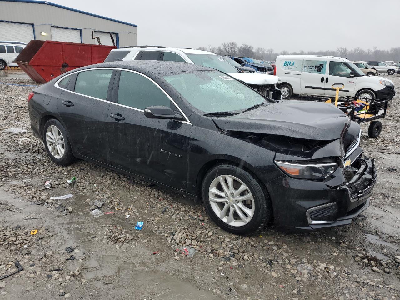 2018 Chevrolet Malibu VIN 1G1ZD5ST0JF227356 Copart auction photo, front end damage thumbnail 4