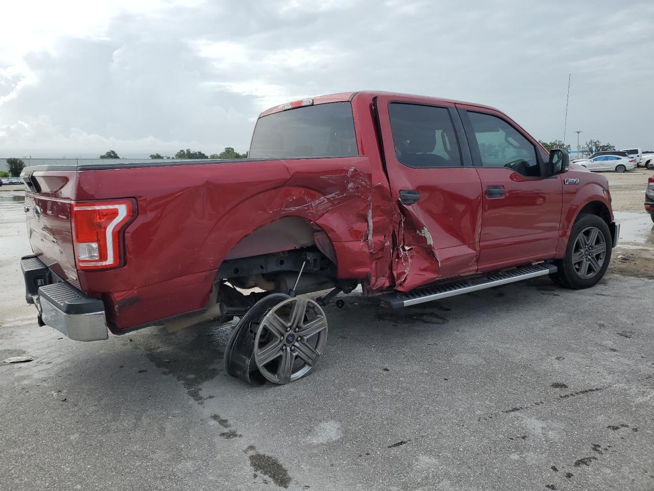 2016 Ford F-150 VIN 1FTEW1CF8GKE39486 Copart auction photo, all over damage thumbnail 3