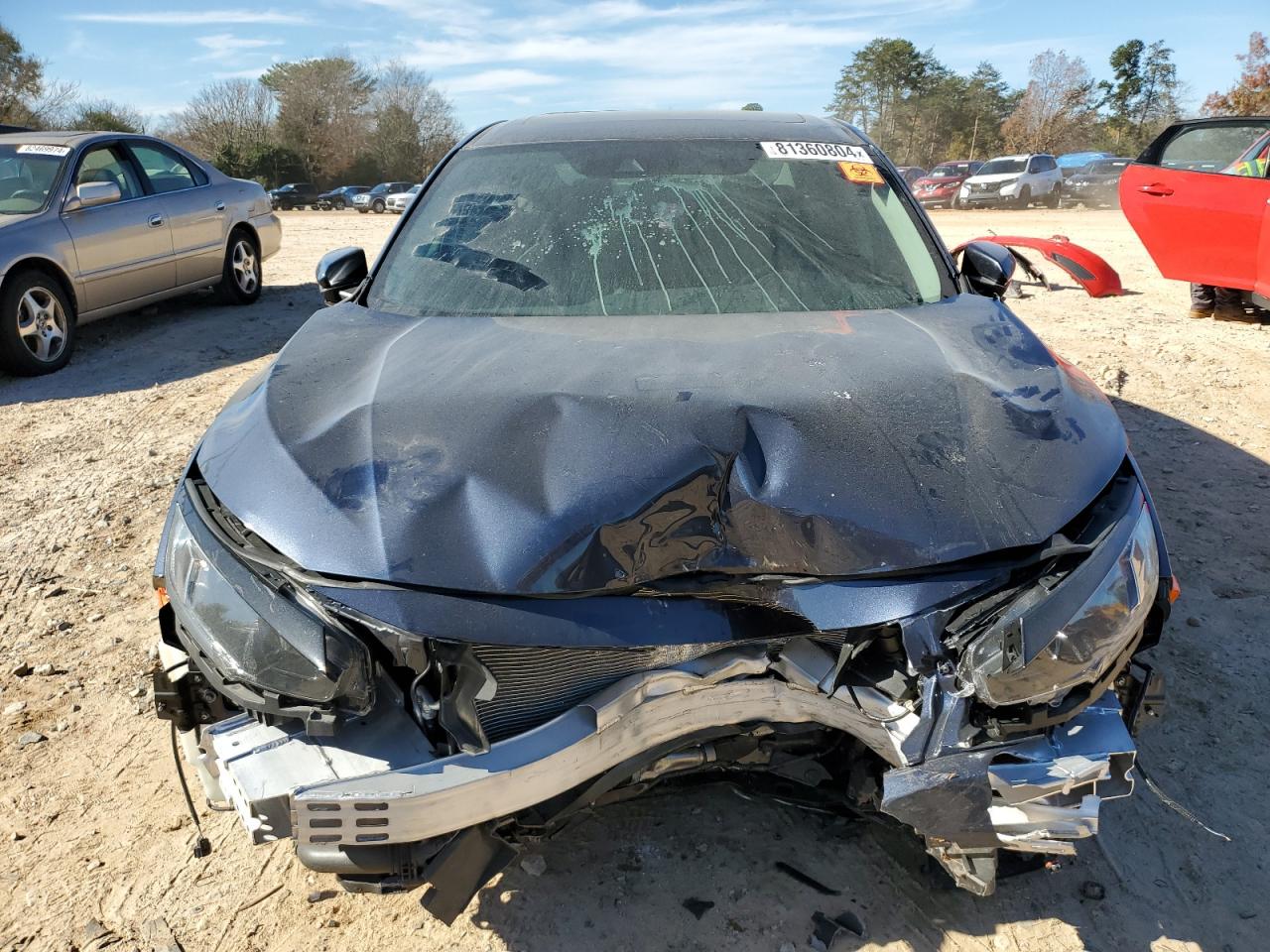 2020 Honda Civic VIN 19XFC1F36LE013789 Copart auction photo, front end damage thumbnail 5
