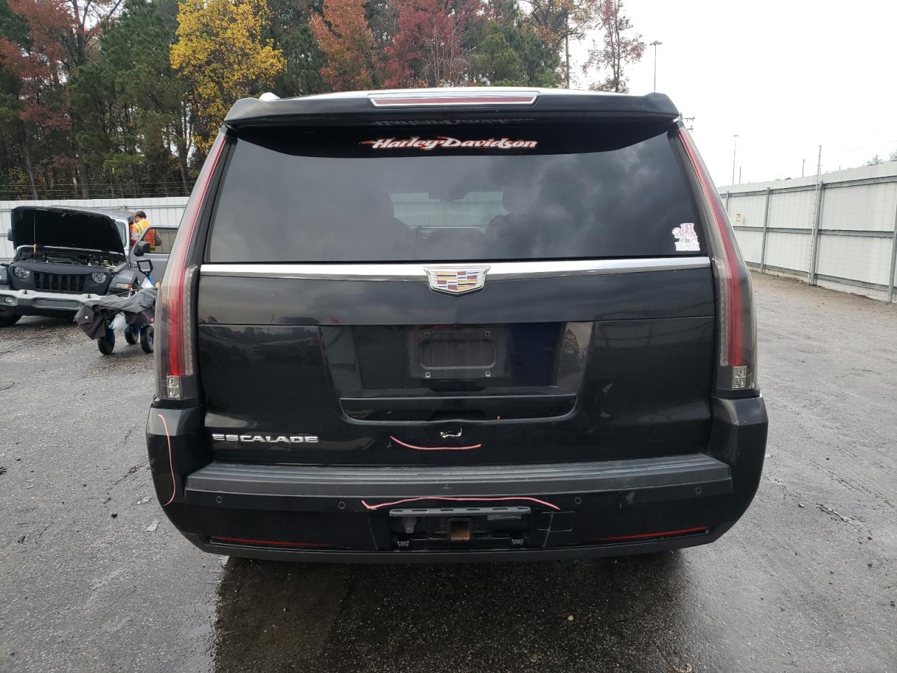 2015 Cadillac Escalade VIN 1GYS4NKJ9FR687588 Copart auction photo, front end damage thumbnail 6
