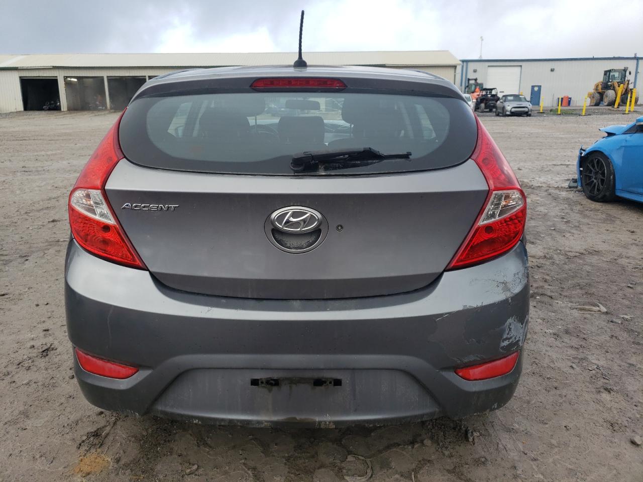 2014 Hyundai Accent VIN KMHCT5AE7EU153837 Copart auction photo, front end / minor dent/scratches damage thumbnail 6