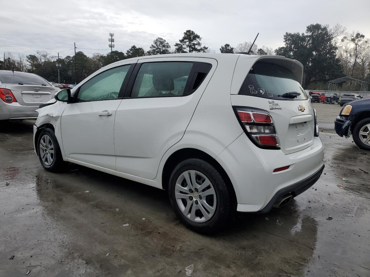 2017 Chevrolet Sonic VIN 1G1JG6SH0H4159927 Copart auction photo, front end damage thumbnail 2