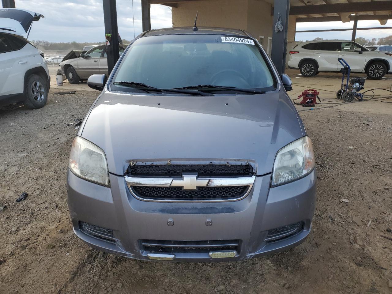2010 Chevrolet Aveo VIN KL1TD5DE7AB133453 Copart auction photo, front end damage thumbnail 5
