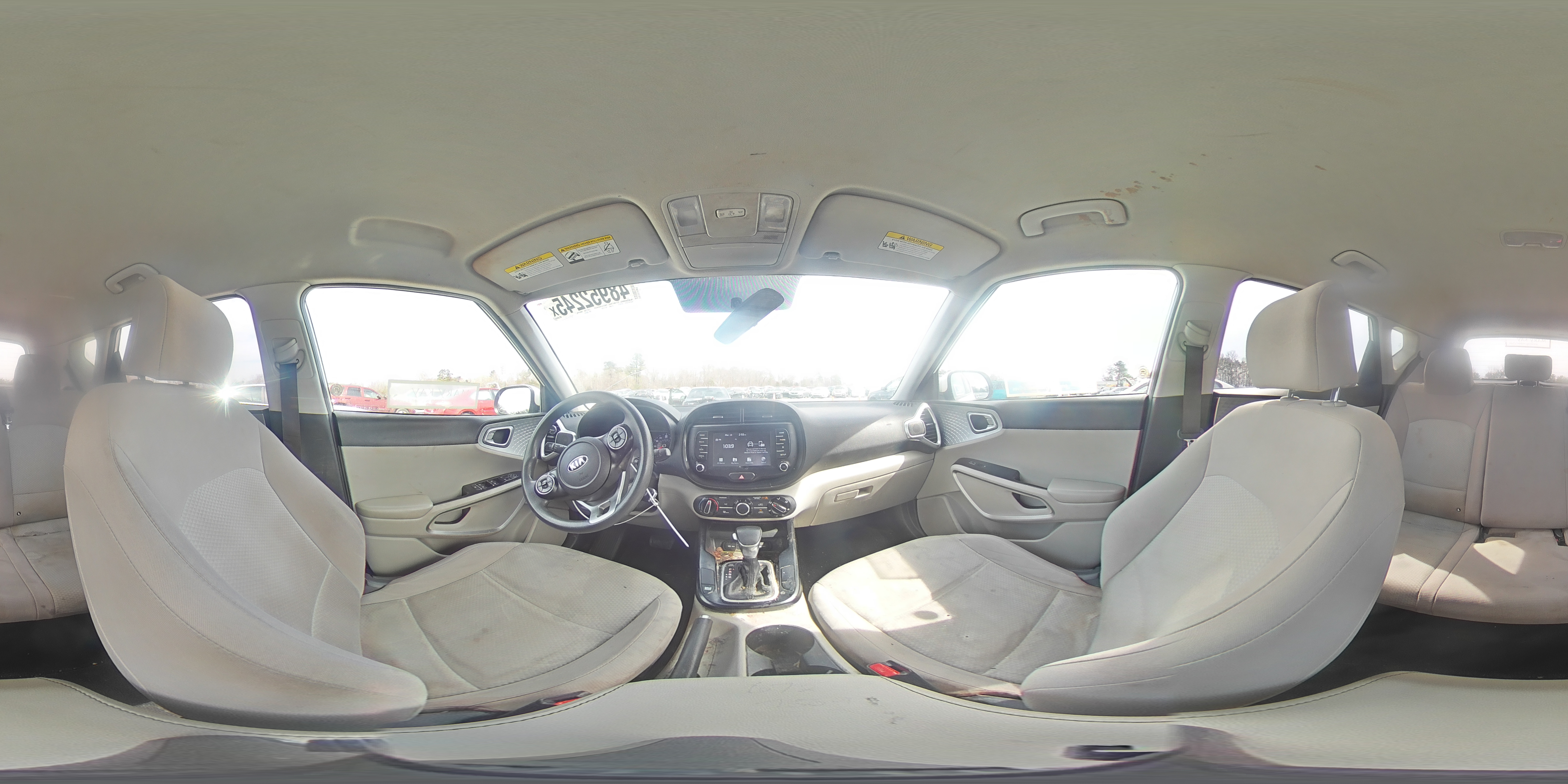 2020 KIA Soul VIN KNDJ23AUXL7035741 Copart auction photo, front end / rear end damage thumbnail 13