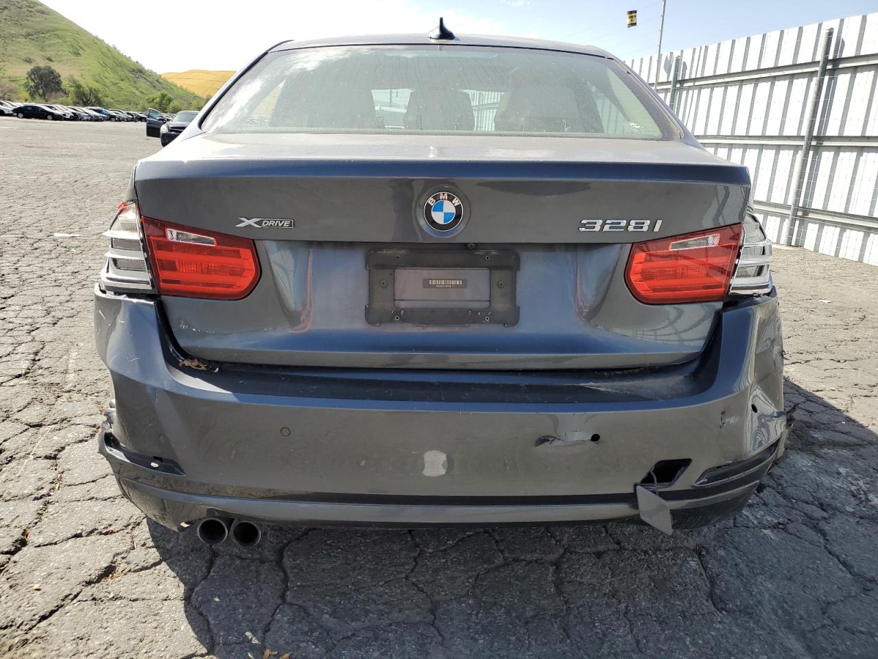 2015 BMW 3er VIN WBA3B5C53FF961237 Copart auction photo, rear end / side damage thumbnail 6