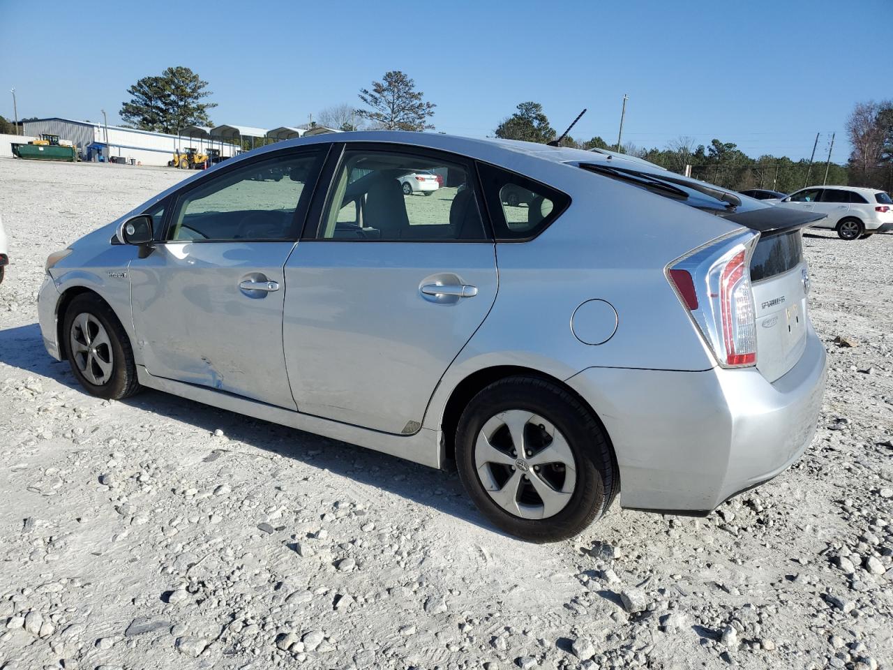 2012 Toyota Prius VIN JTDKN3DU1C5459716 Copart auction photo, side / front end damage thumbnail 2