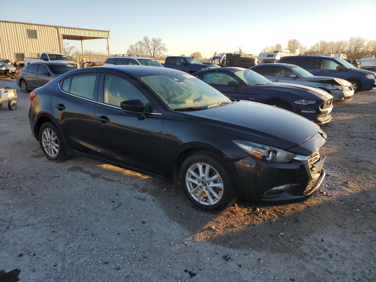 2018 Mazda 3 VIN 3MZBN1U7XJM185631 Copart auction photo, front end / undercarriage damage thumbnail 4