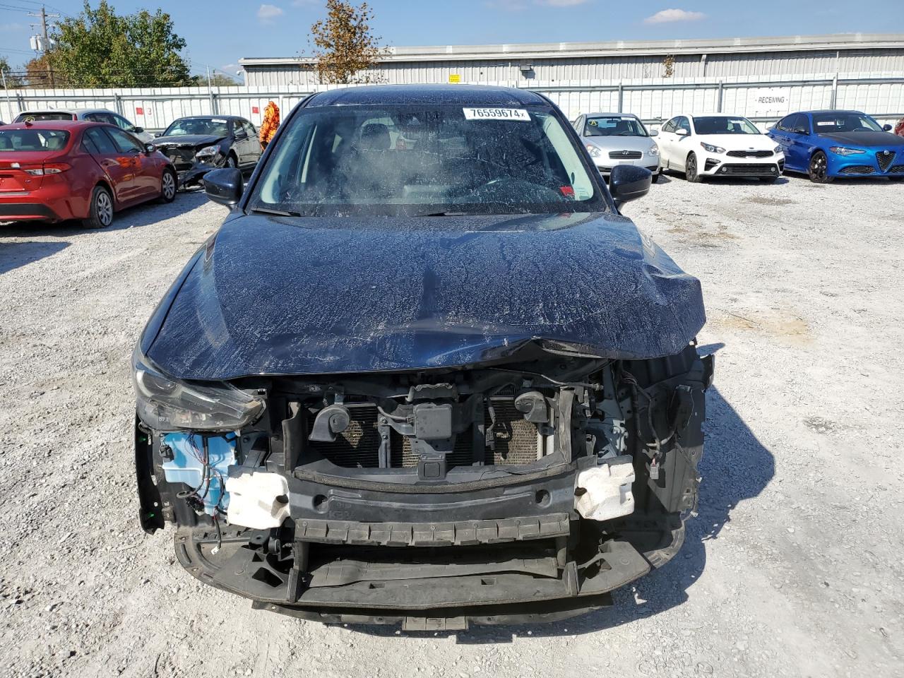2017 Mazda CX-5 VIN JM3KFADL7H0133410 Copart auction photo, front end damage thumbnail 5
