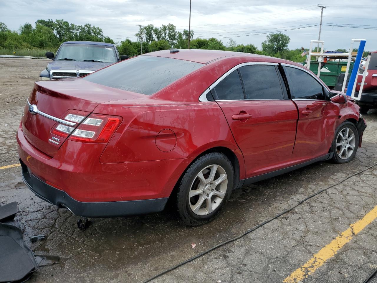 2014 Ford Taurus VIN 1FAHP2E84EG117271 Copart auction photo, all over / mechanical damage thumbnail 3