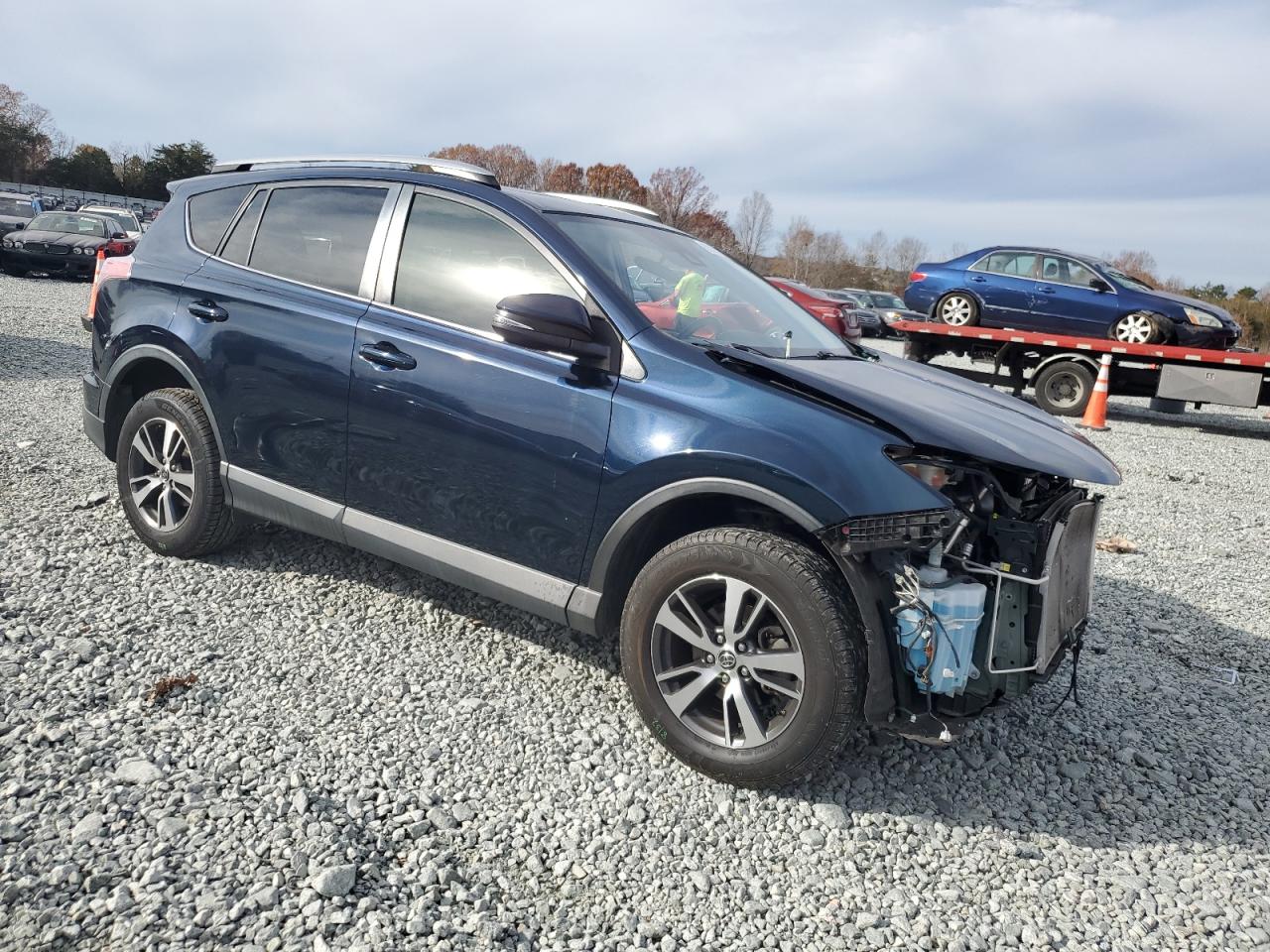 2017 Toyota RAV 4 VIN JTMWFREVXHJ107046 Copart auction photo, front end damage thumbnail 4