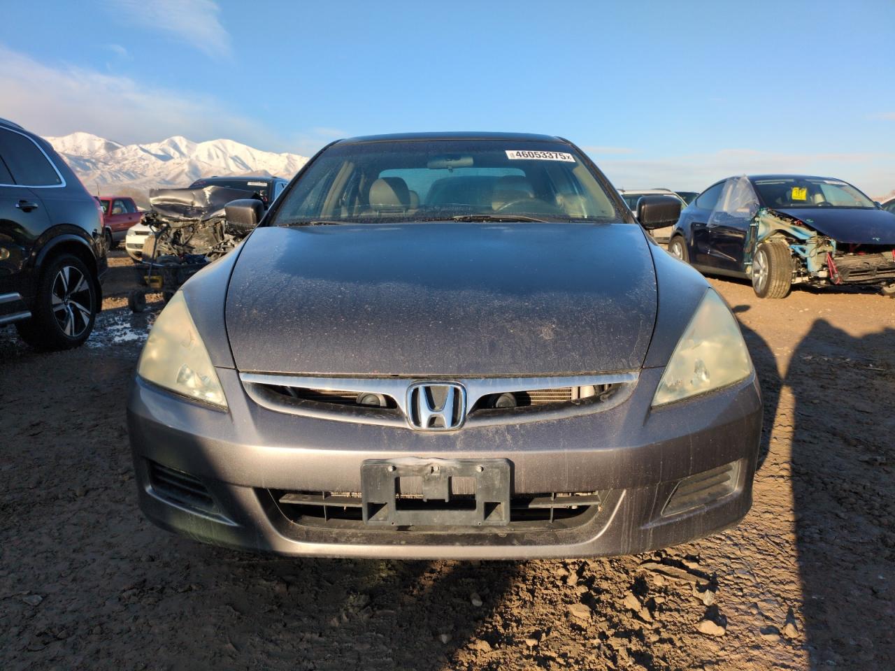 2007 Honda Accord VIN 1HGCM56857A143821 Copart auction photo, side damage thumbnail 5