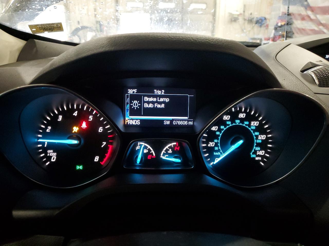 2016 Ford Escape VIN 1FMCU0G70GUC79100 Copart auction photo, side / rear end damage thumbnail 9