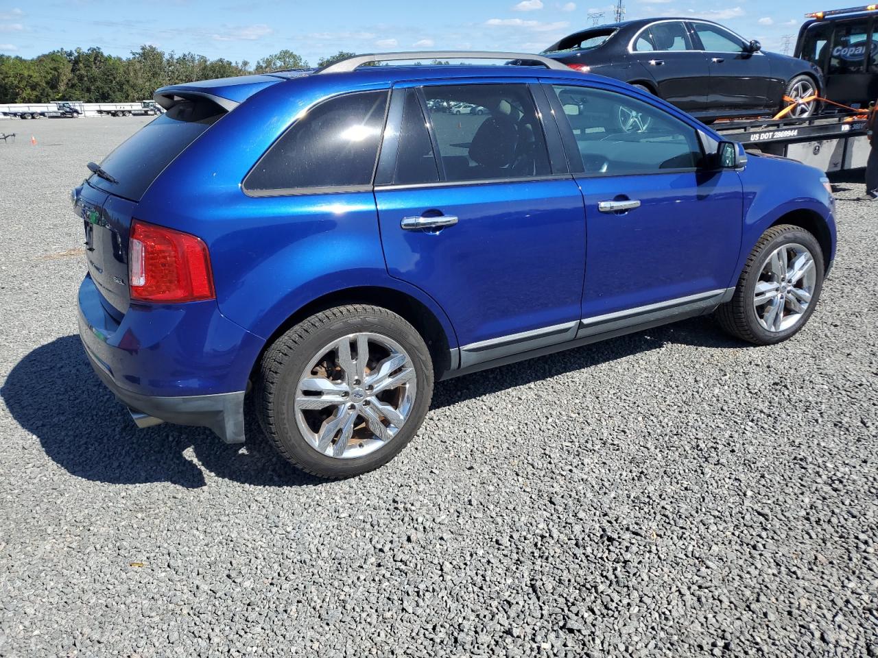 2013 Ford Edge VIN 2FMDK3JC8DBA62882 Copart auction photo, water/flood damage thumbnail 3