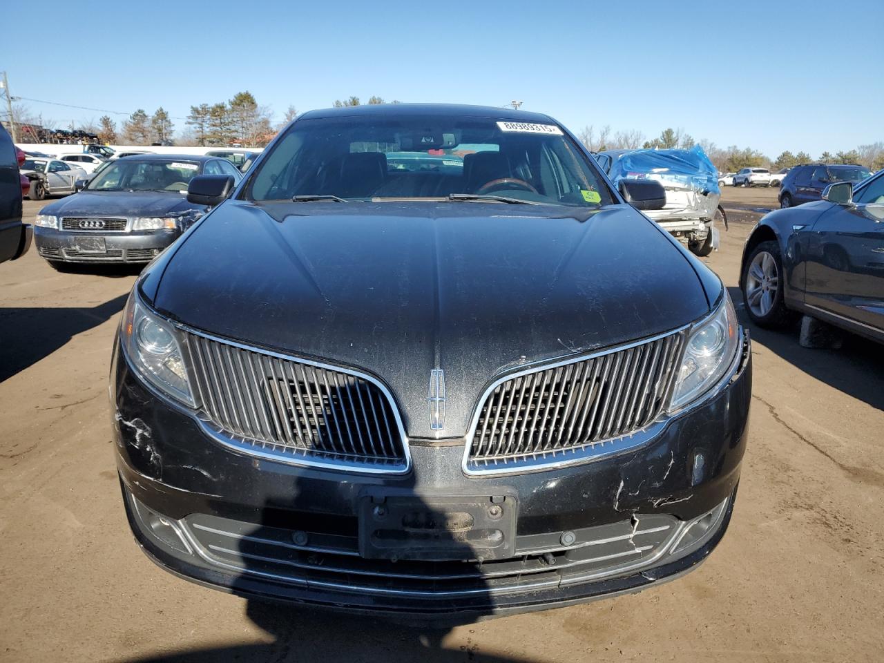 2013 Lincoln MKS VIN 1LNHL9DK0DG618552 Copart auction photo, front end damage thumbnail 5