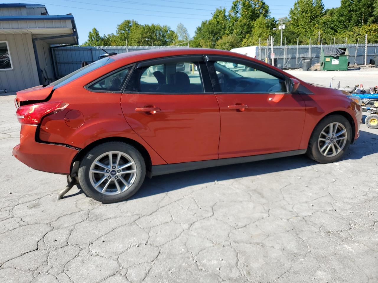 2018 Ford Focus VIN 1FADP3F20JL292424 Copart auction photo, rear end / undercarriage damage thumbnail 3