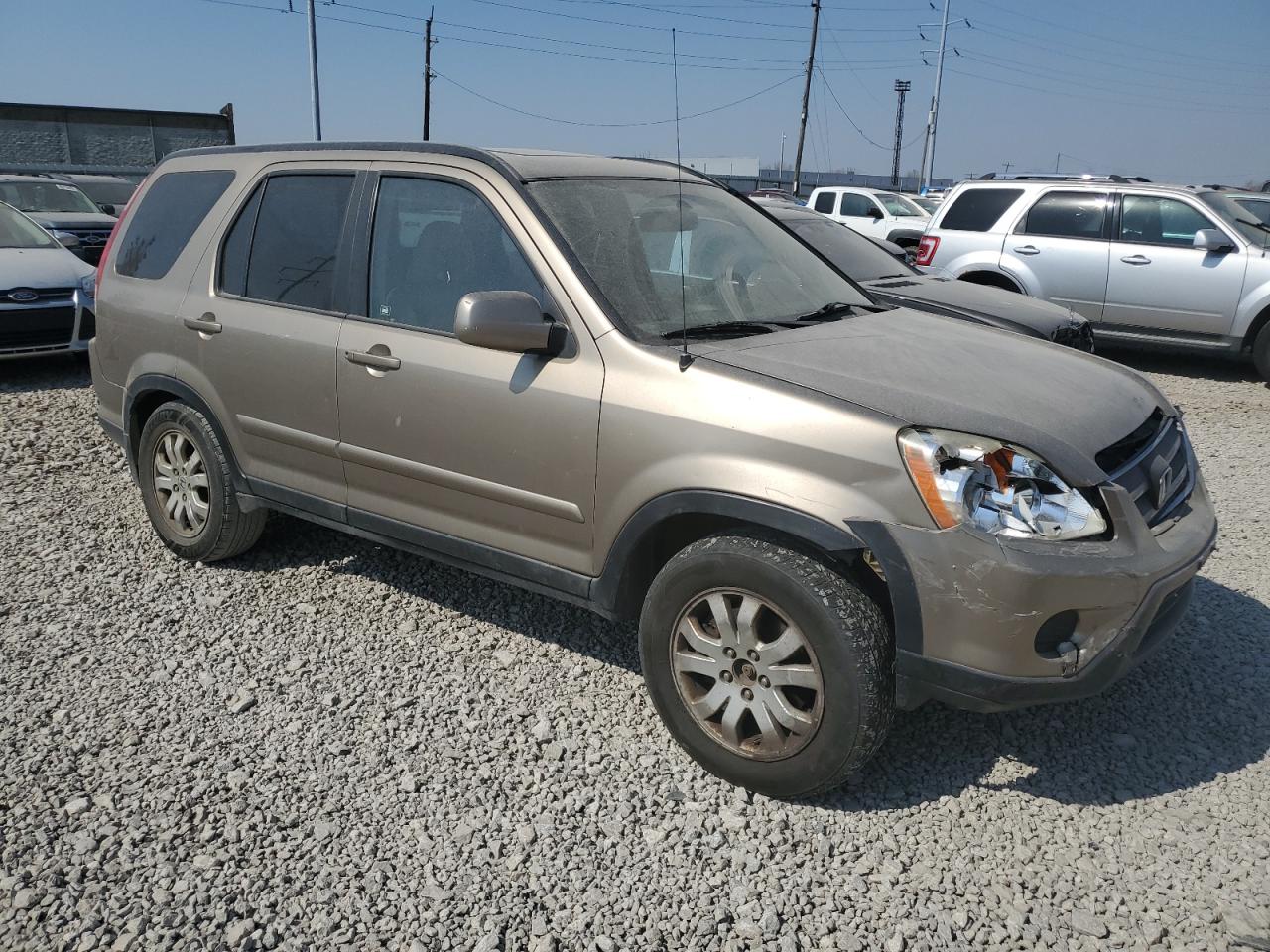 2006 Honda CR-V VIN JHLRD78976C013099 Copart auction photo, front end damage thumbnail 4