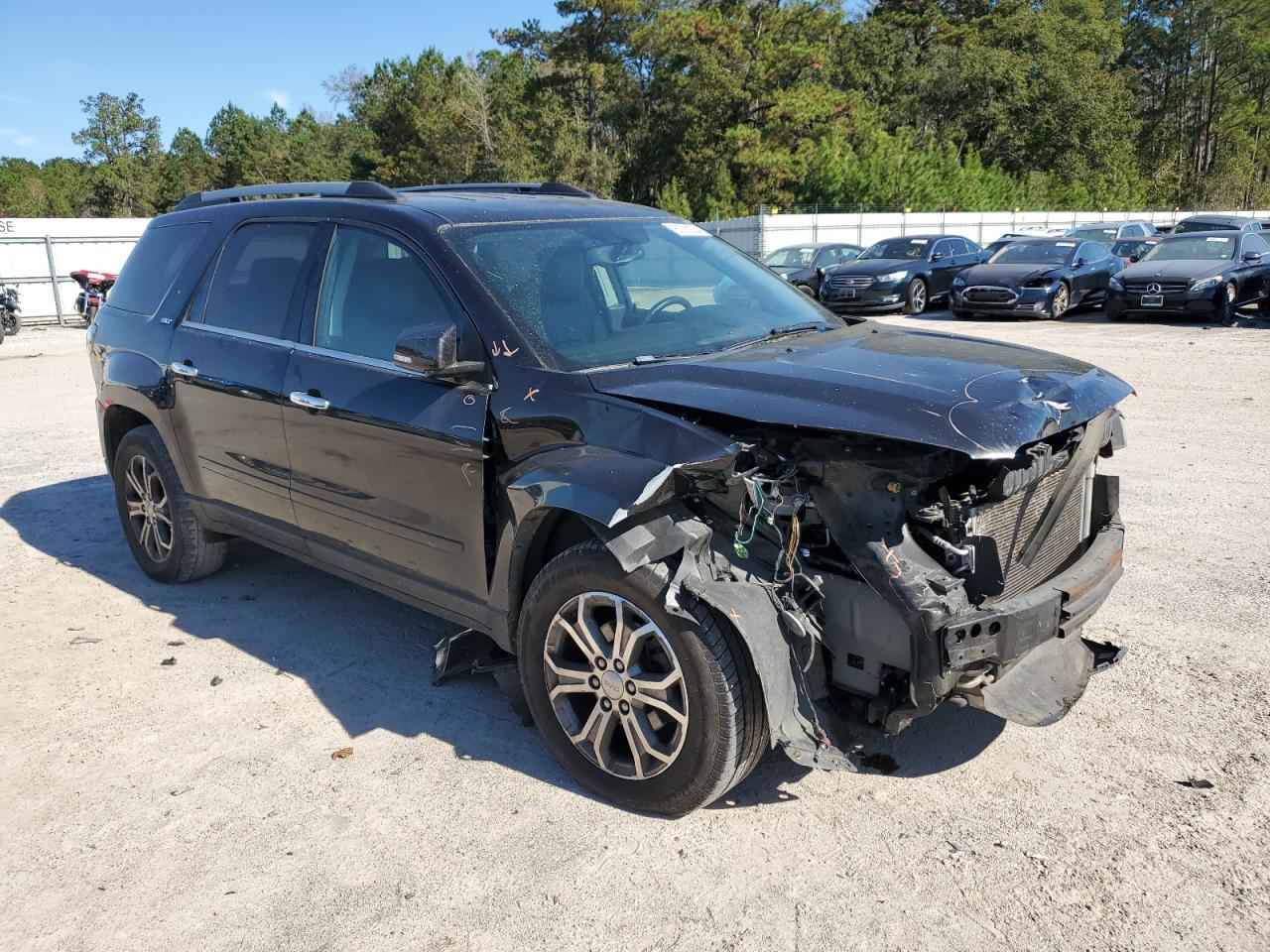 2015 GMC Acadia VIN 1GKKRRKD6FJ130861 Copart auction photo, front end damage thumbnail 4