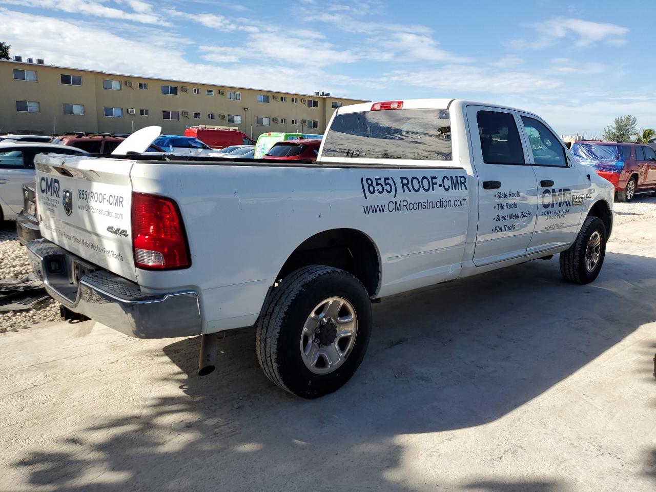 2017 RAM 2500 VIN 3C6UR5HJ2HG540322 Copart auction photo, stripped damage thumbnail 3