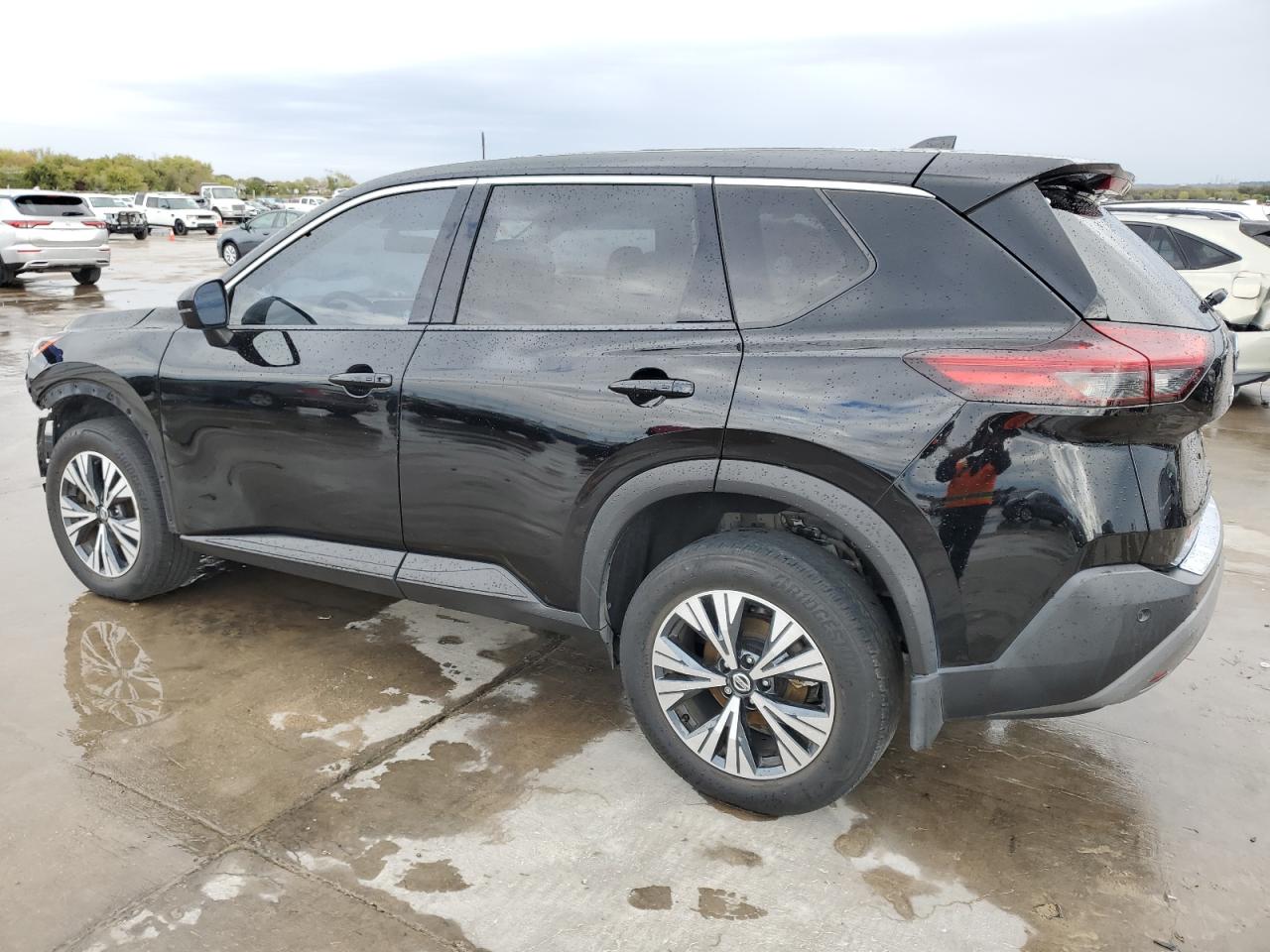 2021 Nissan Rogue VIN JN8AT3BA8MW016439 Copart auction photo, side / front end damage thumbnail 2