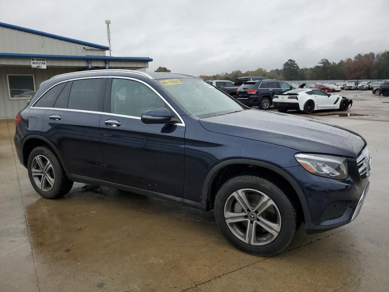 2018 Mercedes-Benz GLC VIN WDC0G4KB3JV106104 Copart auction photo, side damage thumbnail 4