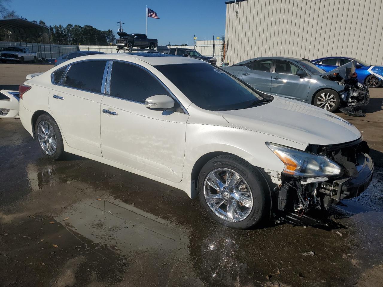 2015 Nissan Altima VIN 1N4AL3AP5FC254809 Copart auction photo, front end / side damage thumbnail 4