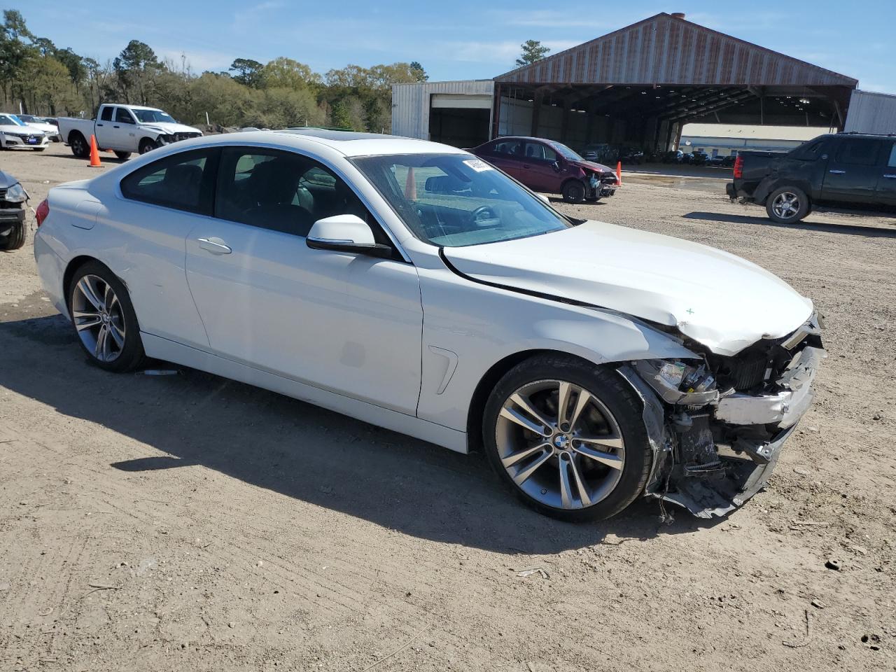 2016 BMW 4er VIN WBA3N7C52GK228821 Copart auction photo, front end damage thumbnail 4