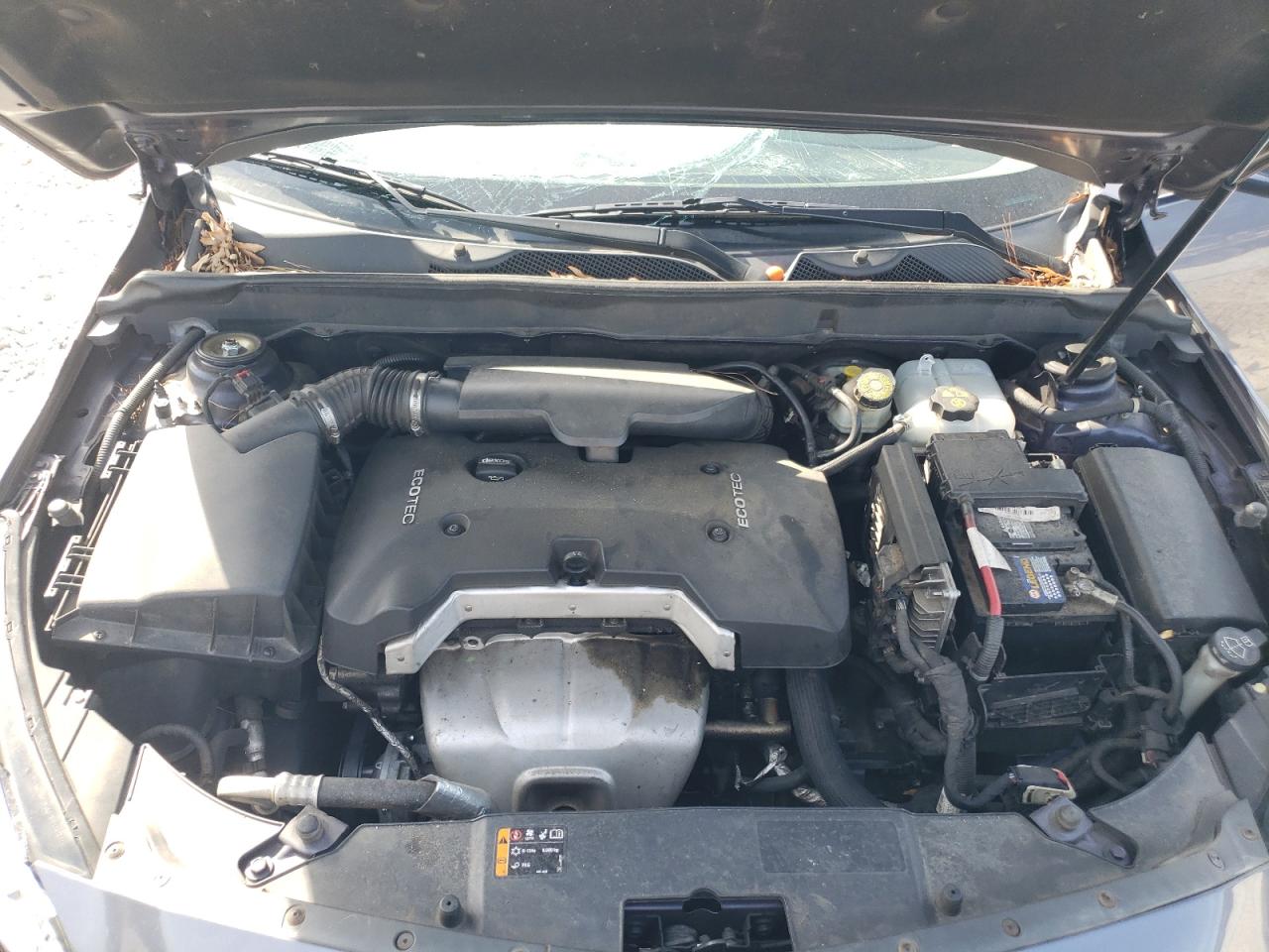 2013 Chevrolet Malibu VIN 1G11C5SA4DF189066 Copart auction photo, front end / top/roof damage thumbnail 11
