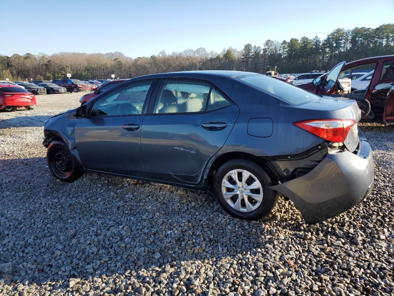 2015 Toyota Corolla VIN 2T1BURHE6FC330211 Copart auction photo, all over / undercarriage damage thumbnail 2