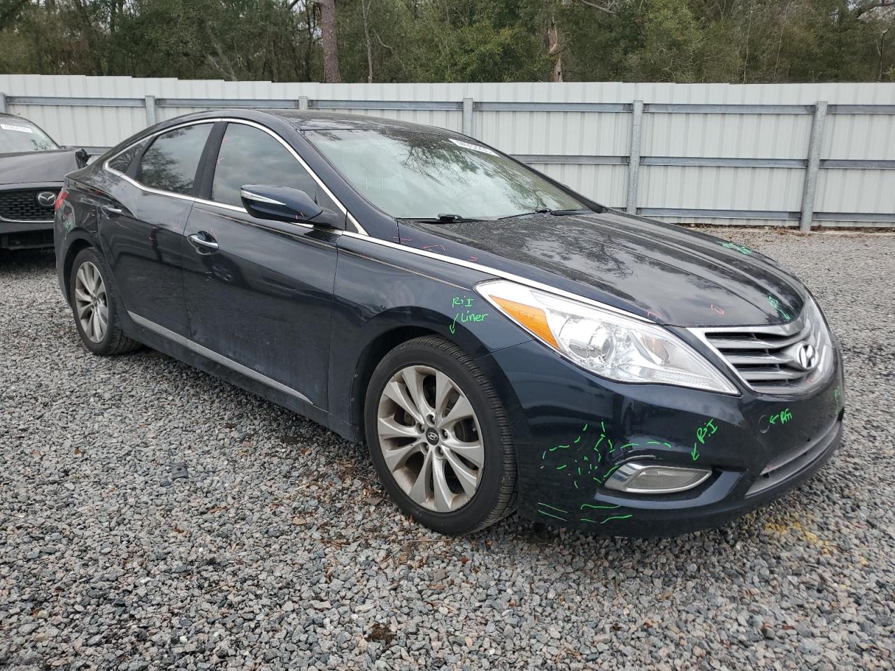 2013 Hyundai Azera VIN KMHFG4JG1DA322540 Copart auction photo, all over damage thumbnail 4